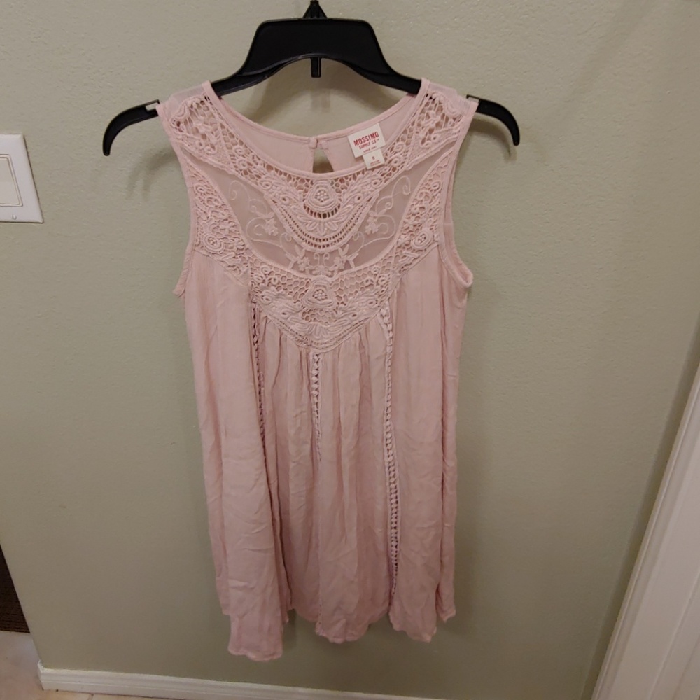 Mossimo rose gold pink size small dress